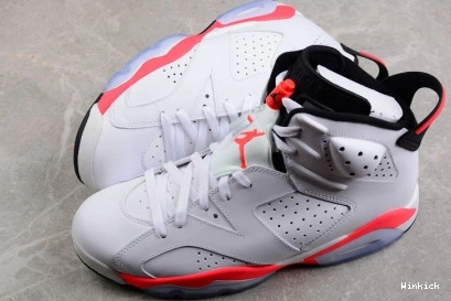 Infrared 384664-123 Retro 6 Jordan White 0715